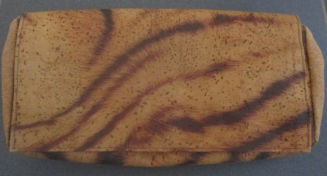 Korkmuster Tiger - anthrazit innen 