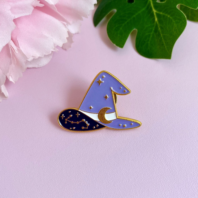 Pin&#039;s chapeau de sorcière