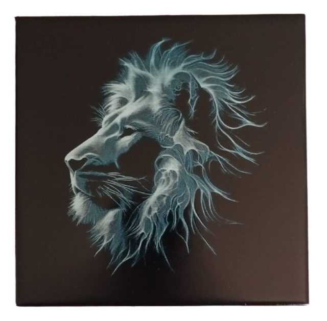 Faïence décorative Lion