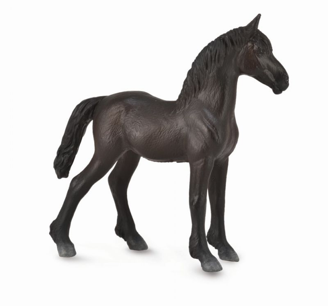 Collecta Pays du cheval >  Chevaux - Échelle 1:20    88815  Poulain frison - Noir