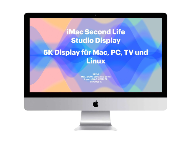 Umbau Ihres iMacs zum Second Life 5K Display