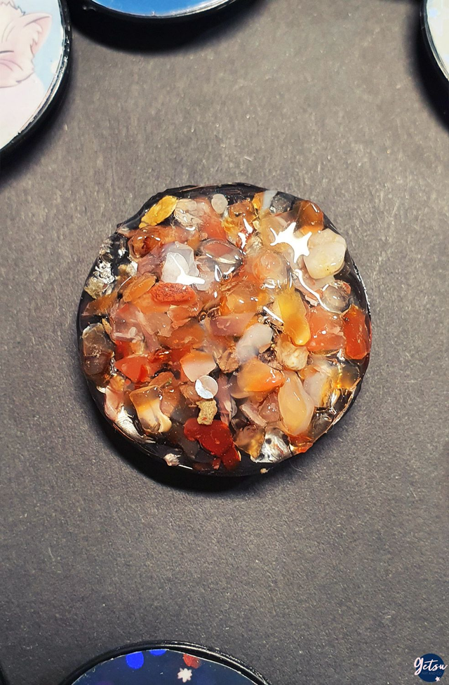 Poignée de téléphone cornaline