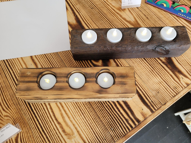 Tealight holders Red Hackle