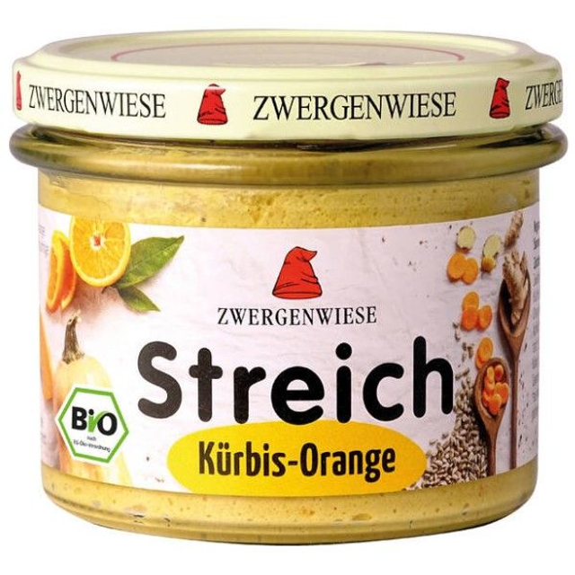 Zwergenwiese Brotaufstrich Kürbis-Orange 180g