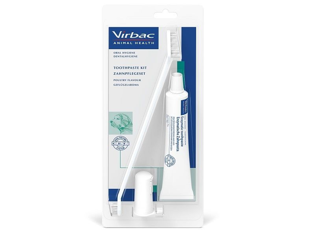 Virbac Enzymatic Toothpaste Kit Dog Poultry