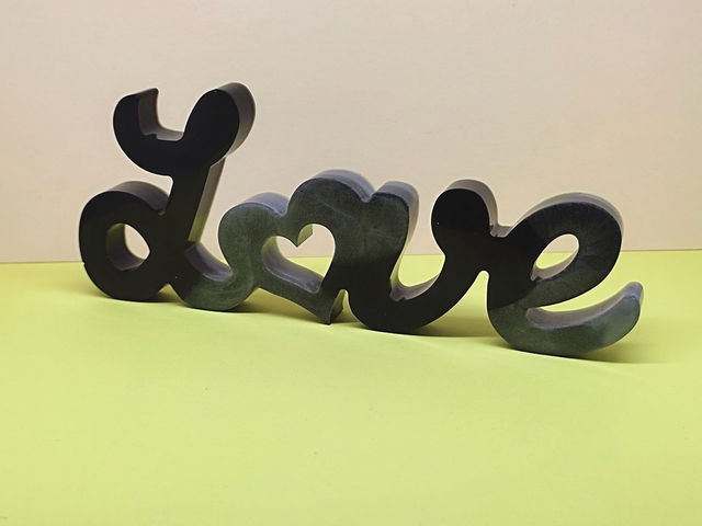 Déco LOVE effet marbre