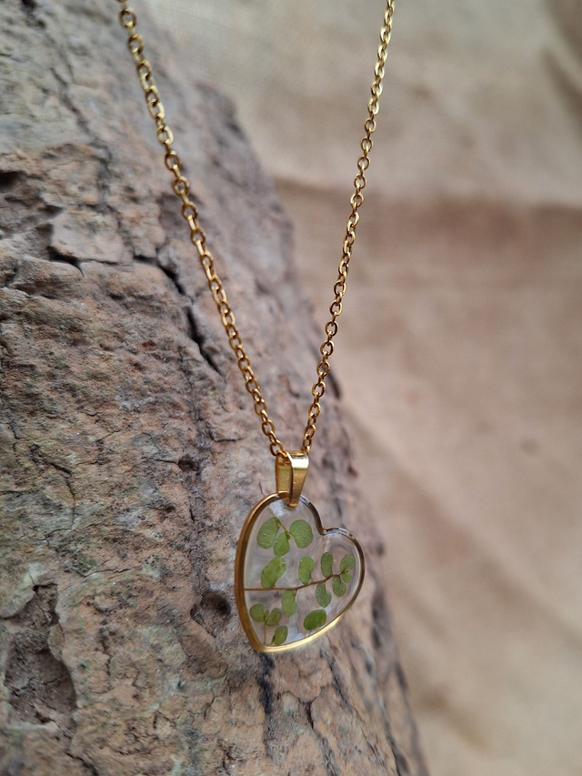 Collier joli cœur ♡ doré