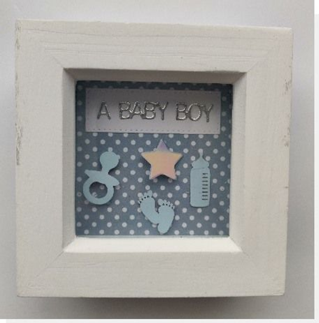 Baby Boy small Deep Frame