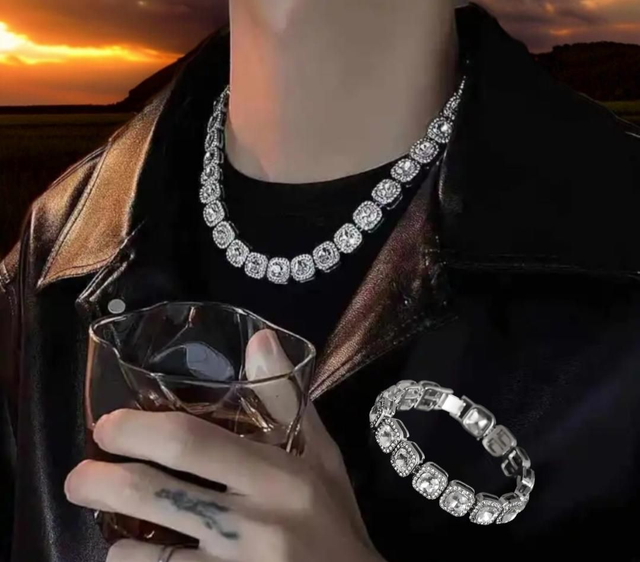 Bracelet Tennis Carré Iced