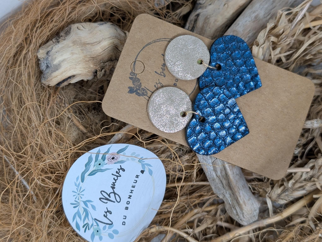 Coeur ❤️ c2049 bleu canard