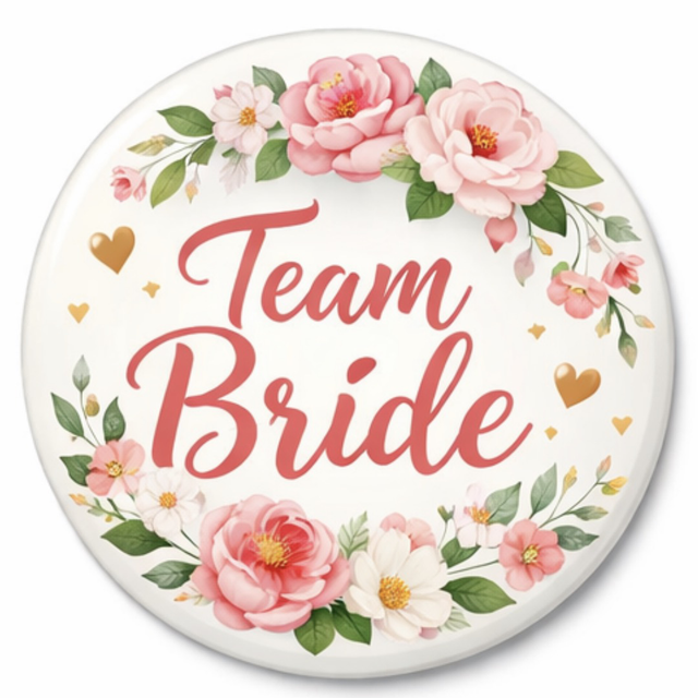 Badge team bride 