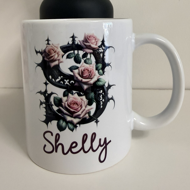 Personalised initial mug 