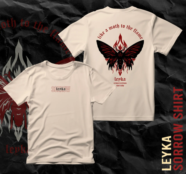 Moth To Flame - Shirt - Creme