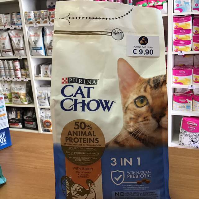 PURINA CAT CHOW ADULT 3IN1 TACCHINO 1,5KG 