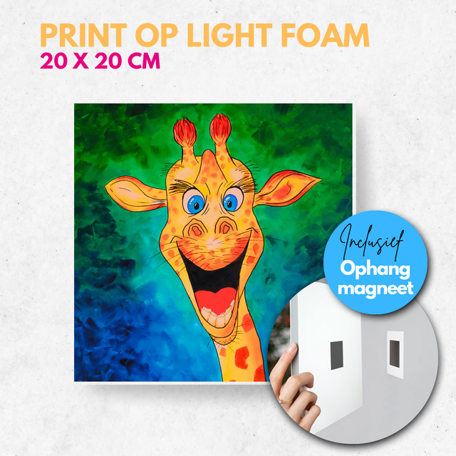 Giraffe | Light foam met magneet