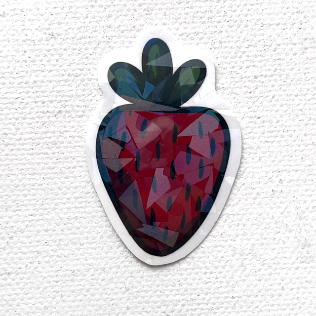 Effektsticker S Erdbeere