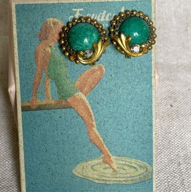 Vintage Ohrclips Grazia 