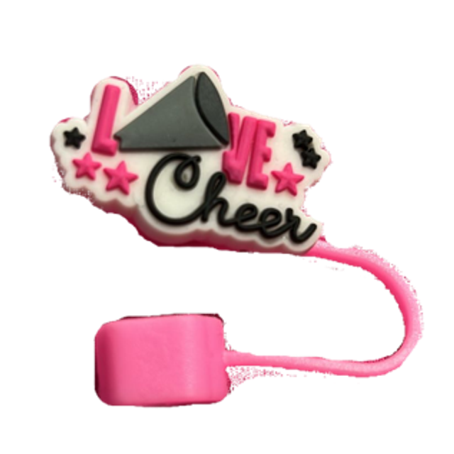 Straw Topper - Love Cheer