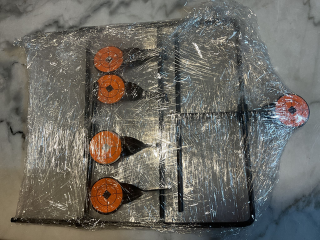 01M5 ... cible lance pierre et air comprimé.. automatique sans électricité