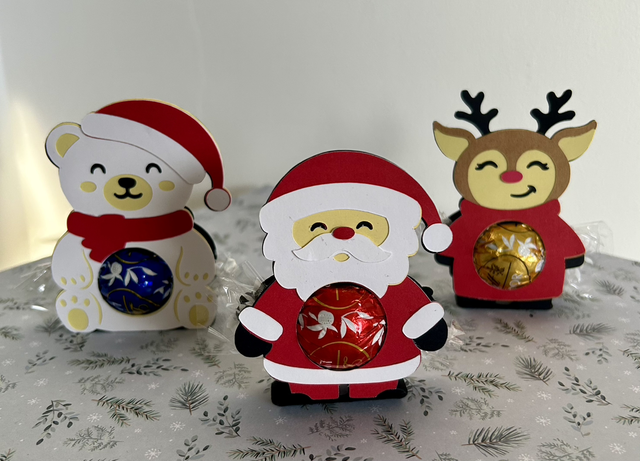 Figurine boule chocolat