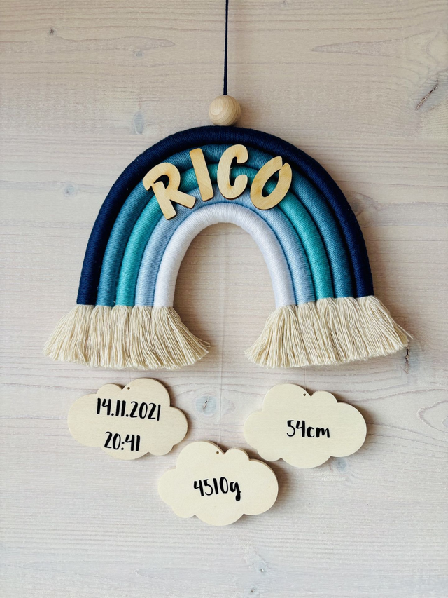 Geburtsregenbogen "Ocean"