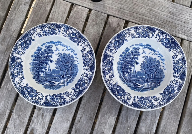 2x olde England royal Tudor Staffordshire bowls