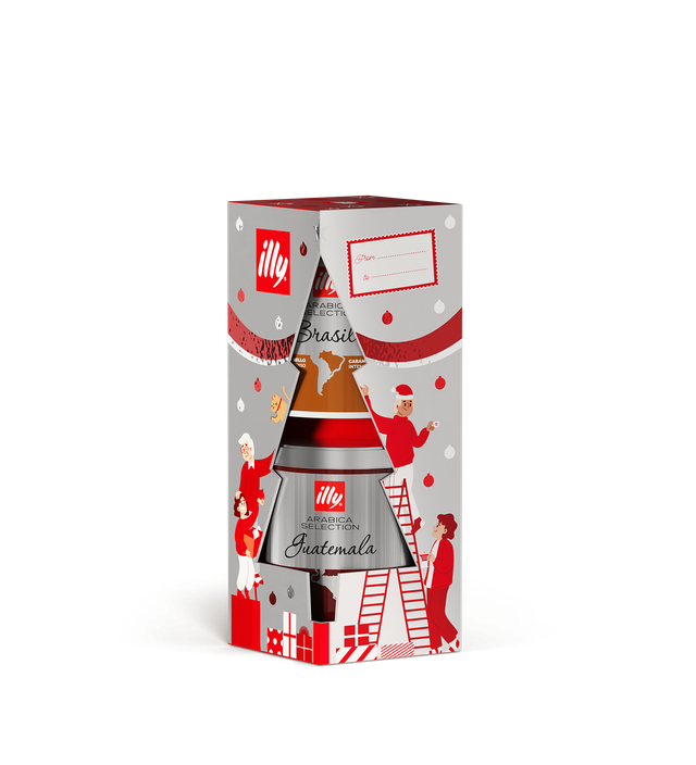 ILLY Caffè Confezione Regalo con 2 barattoli di caffè EAN8003753239057