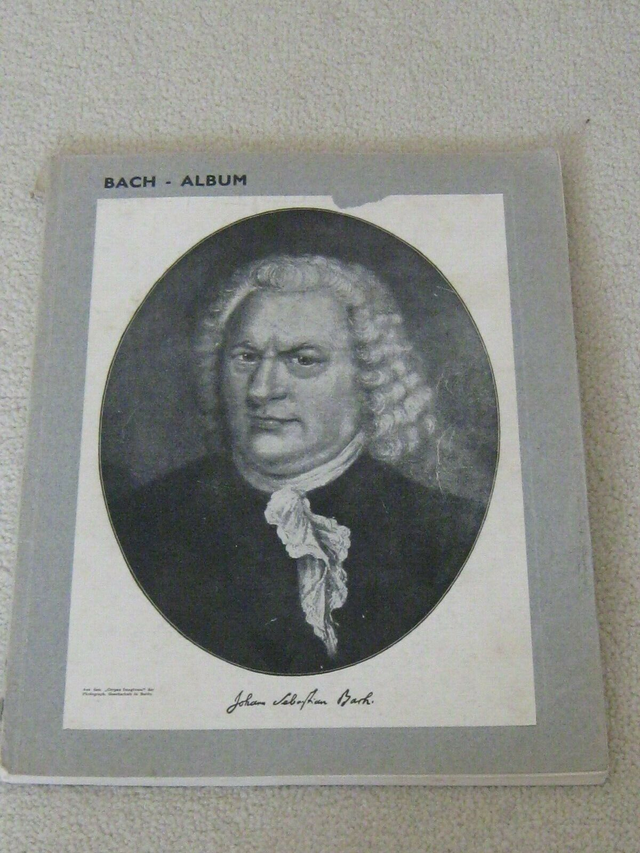 J.S. Bach Album Bosworth Edition 1933