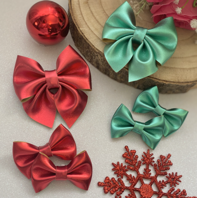 Telle mère, telle fille. 1 grande barrette et 2 petites barrettes 