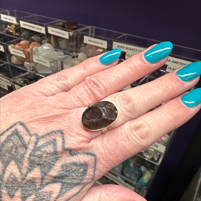 Smoky Quartz Ring Large 