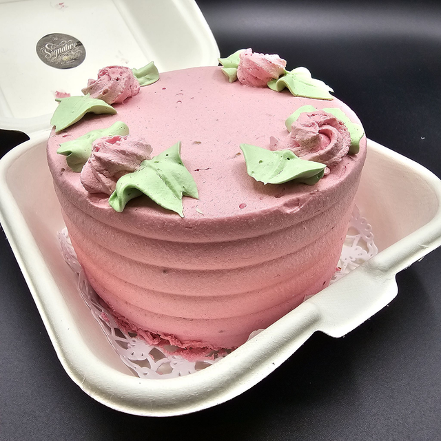 Bento Cake Framboisier