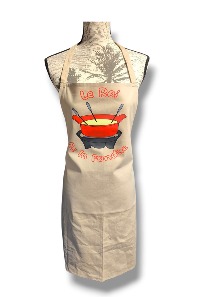 Tablier "Le Roi de la fondue" 