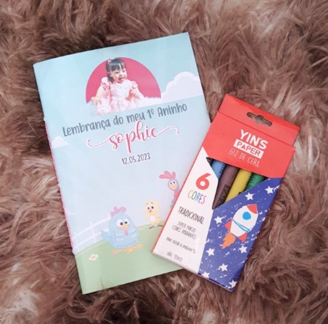 Livrinho de Colorir A6 e A5