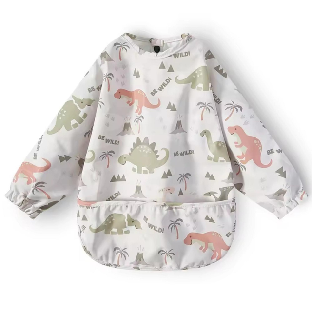 Babero Alimentación Complementaria -Dinos