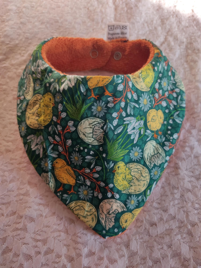 Bavoir bandana Mon poussin 