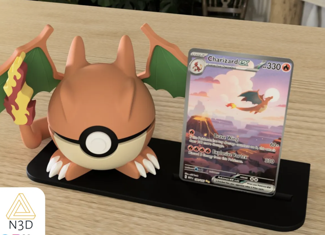 Support d'exposition pour Pokéball et carte