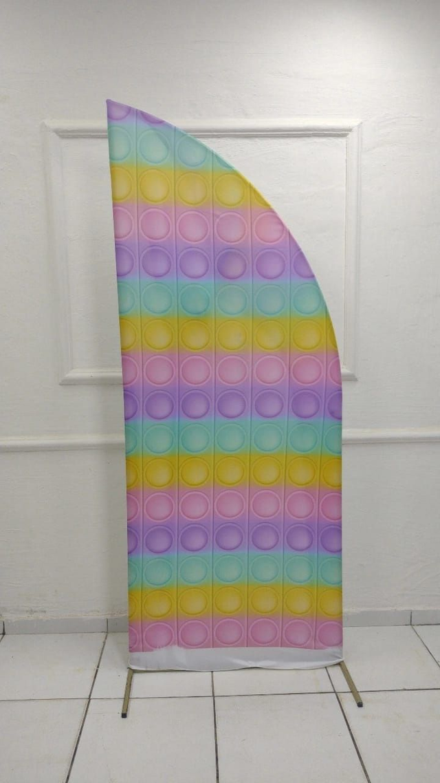 ARCO MEIA LUA + CAPA SUBLIMADA - LOCAÇÃO 