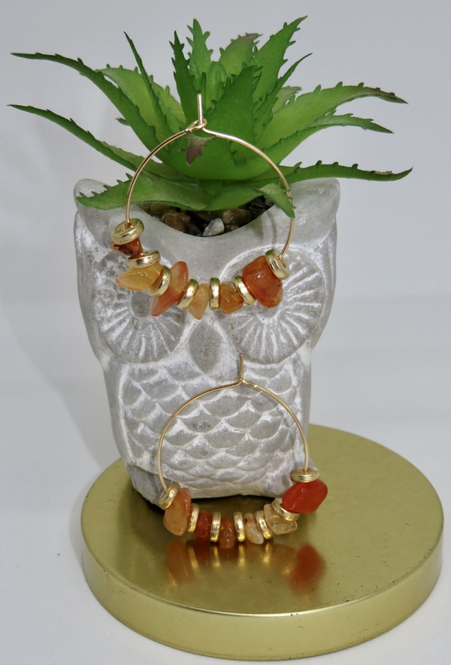 Créole en Cornaline