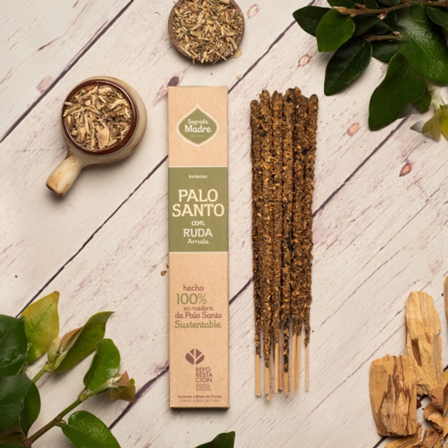 Incienso Palo Santo con Ruda