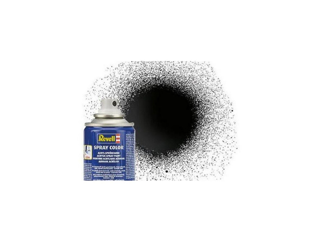 peinture spray noir mat revell 34108