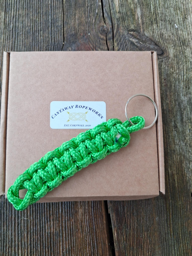 Key Ring Boxed- Bright Green