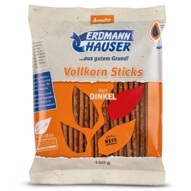 Erdmann Dinkel Vollkorn Sticks 100g Tüte