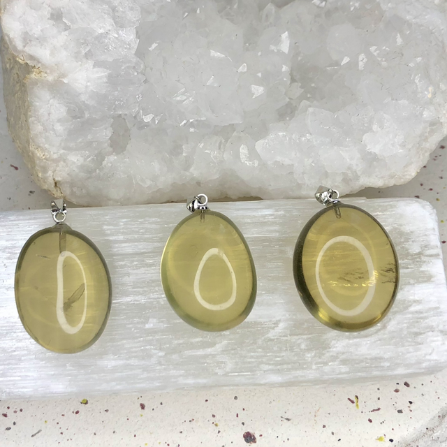 Pendentif Citrine Naturelle AA