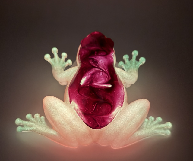 Grenouille roses d’été Phosphorescente