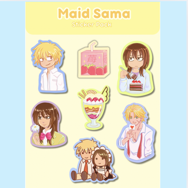 Sticker pack Maid Sama