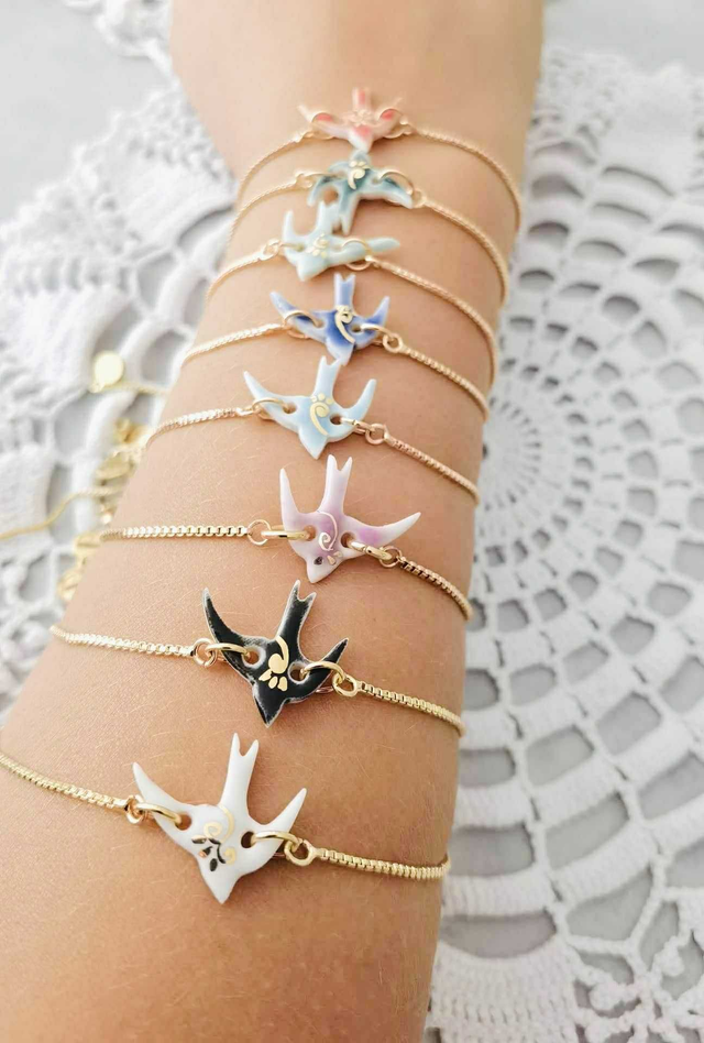 "Andorinhas" Pulseira / Bracelet