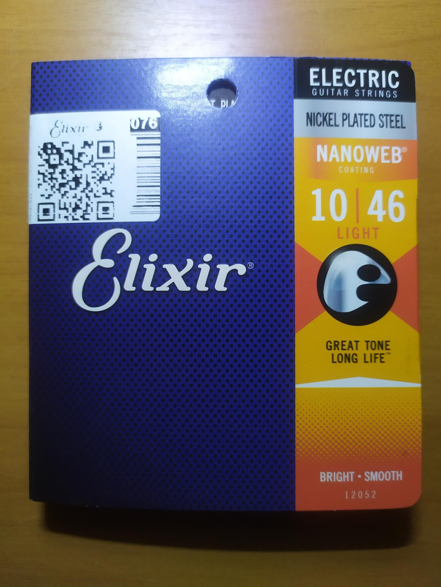 Encordoamento Guitarra Elixir 0.10