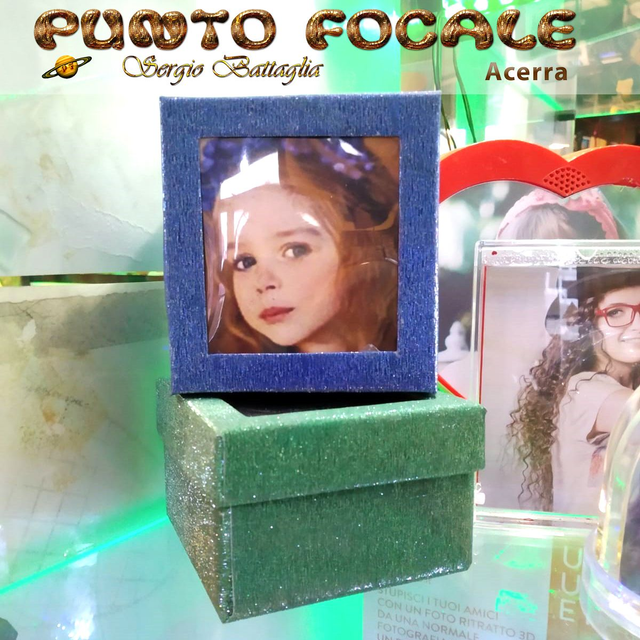 SCATOLA CARTONE CON FOTO PERSONALIZZATA CM9X9X5