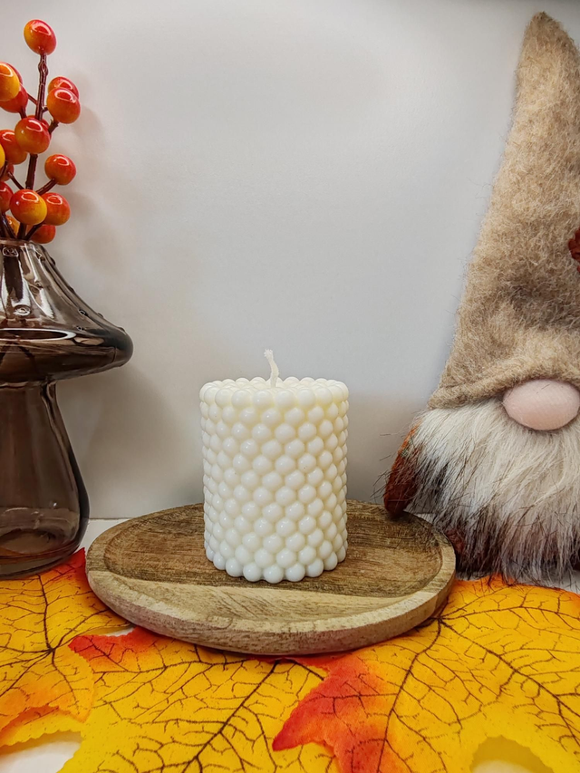 Bougie cylindre bubbles 