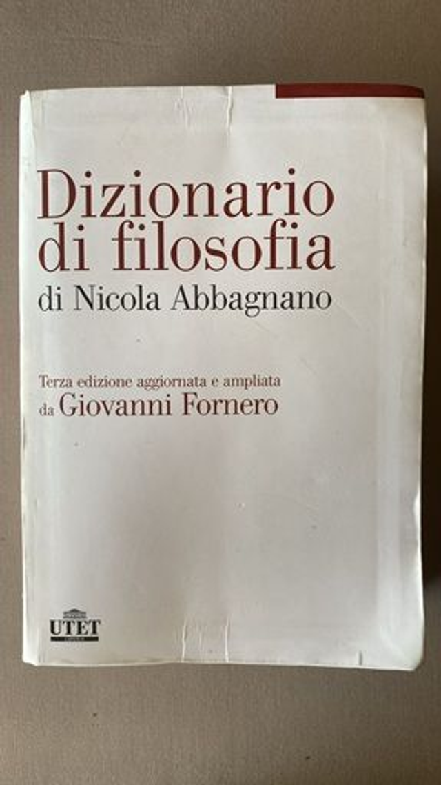 Dizionario di Filosofia di Nicola Abbagnano